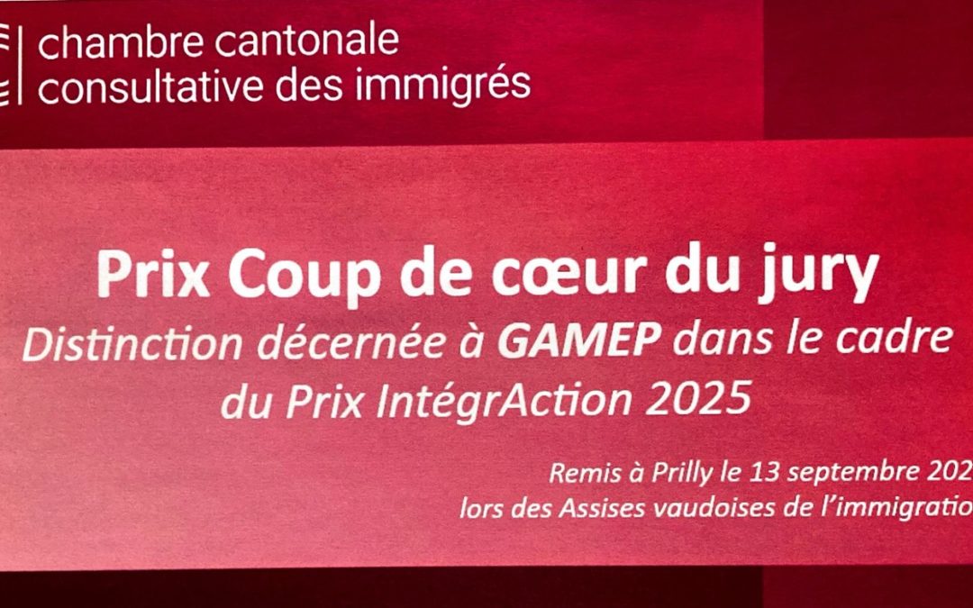Prix «IntégrAction Vaud», 13 septembre 2025